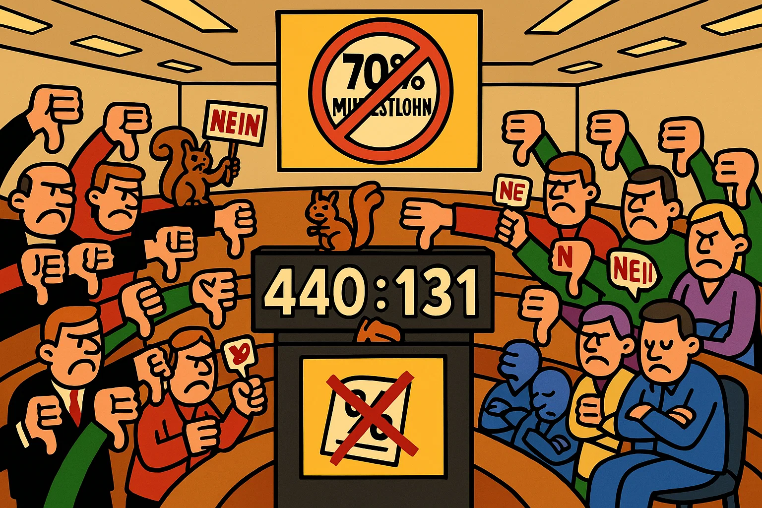 Illustration: Abstimmung im Bundestag zum AfD-Antrag