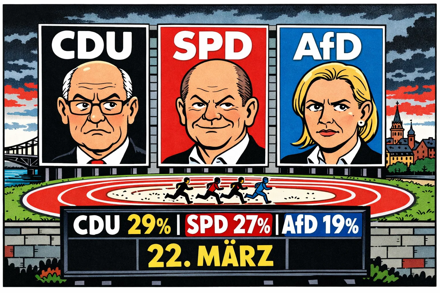 AfD verdoppelt in RP: Das Krimirennen am 22. März