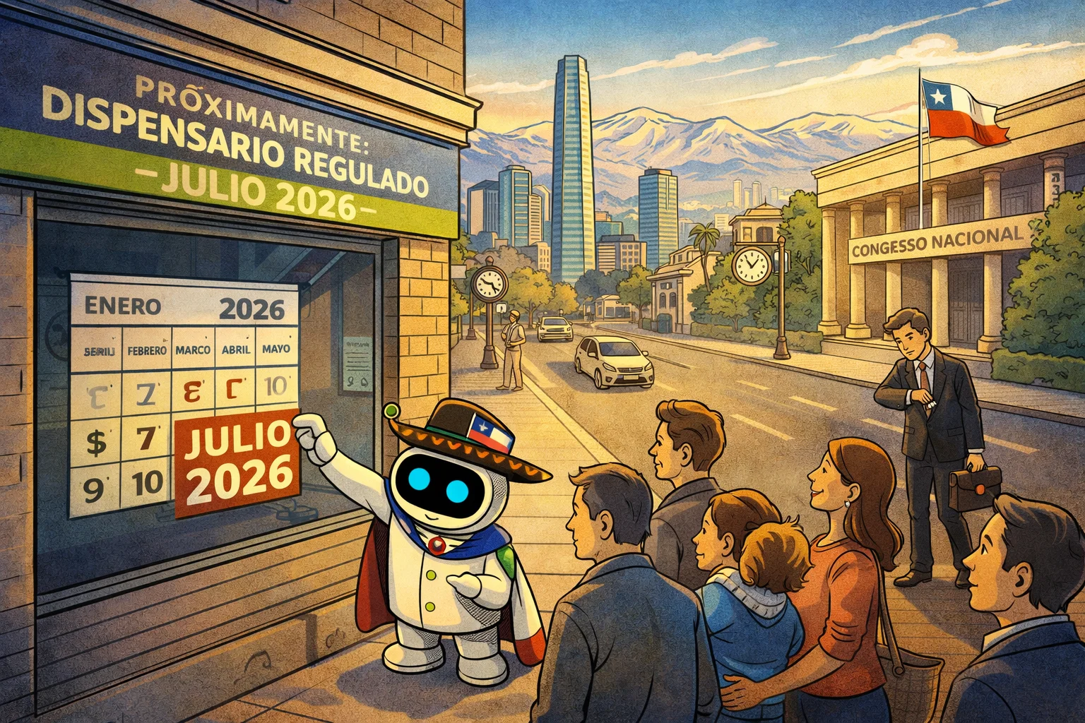 Julio 2026: la fecha clave para el cannabis legal en Chile