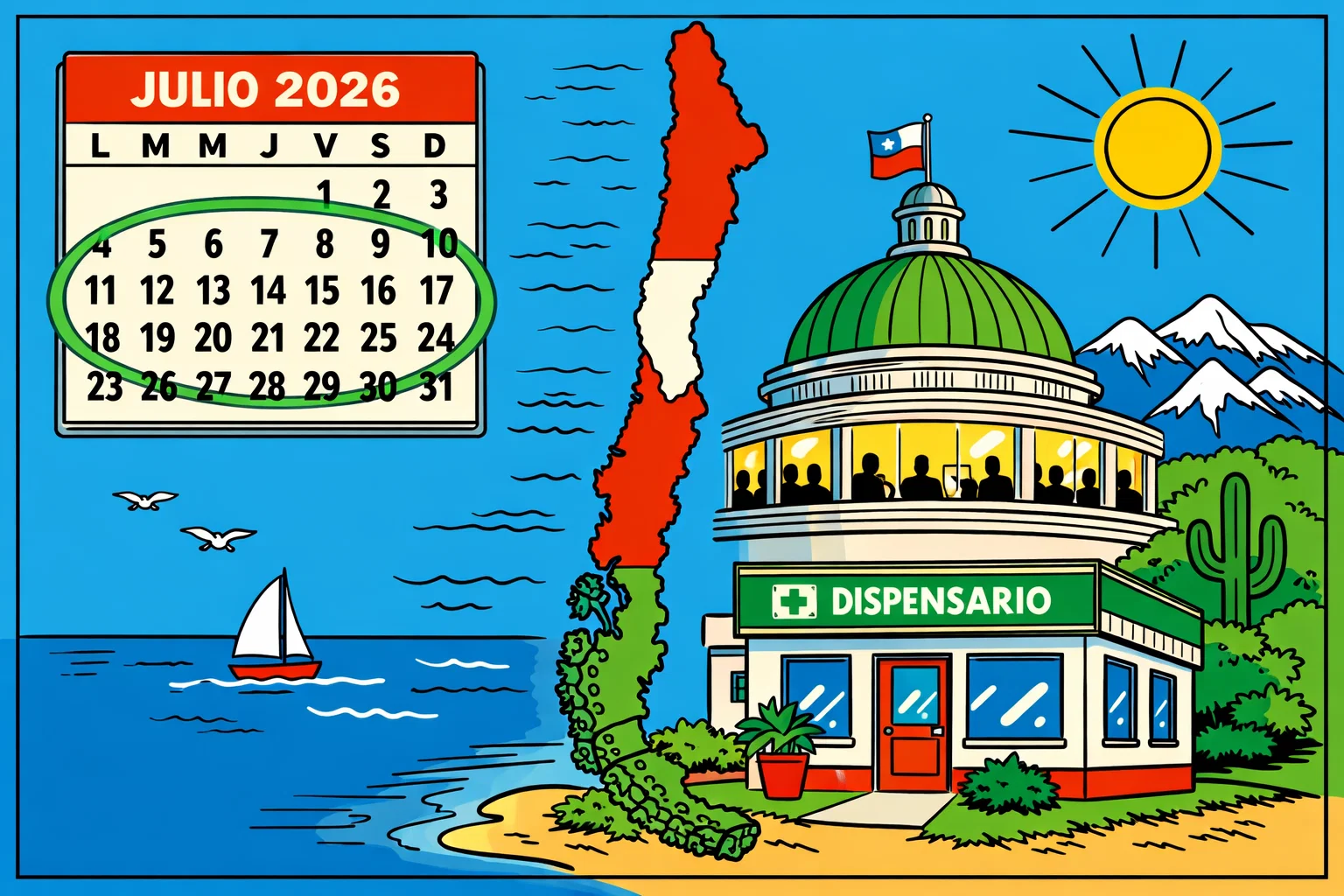 Chile 2026: en julio abren los primeros dispensarios de cannabis