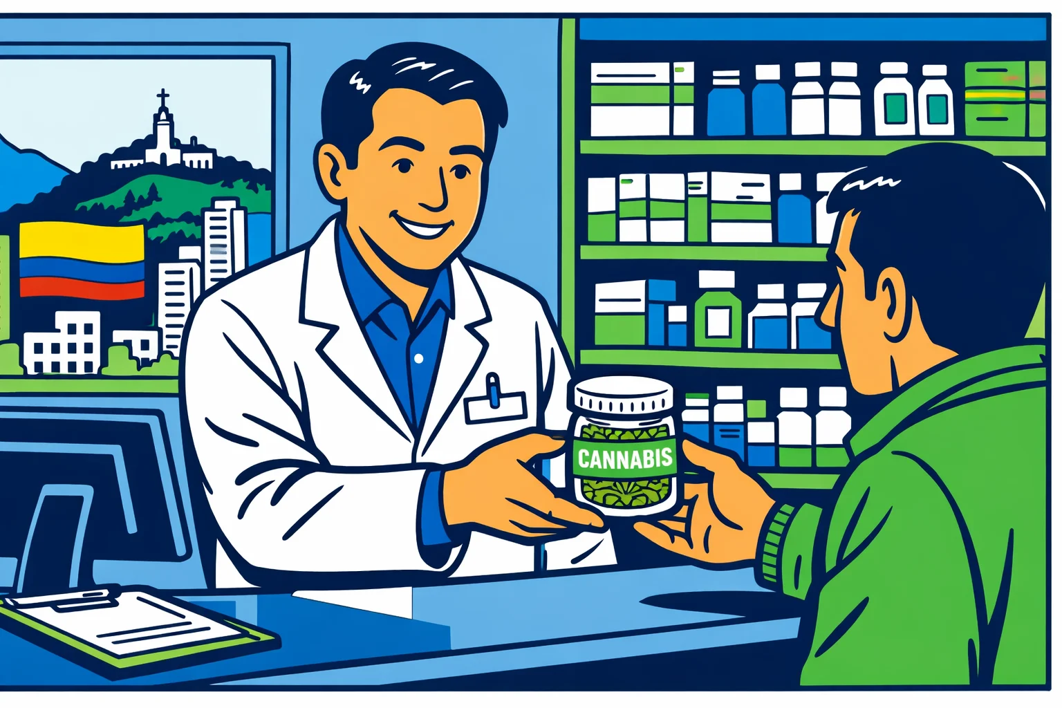 Alerta: Colombia aprueba la venta de flor en farmacias y apunta a Europa