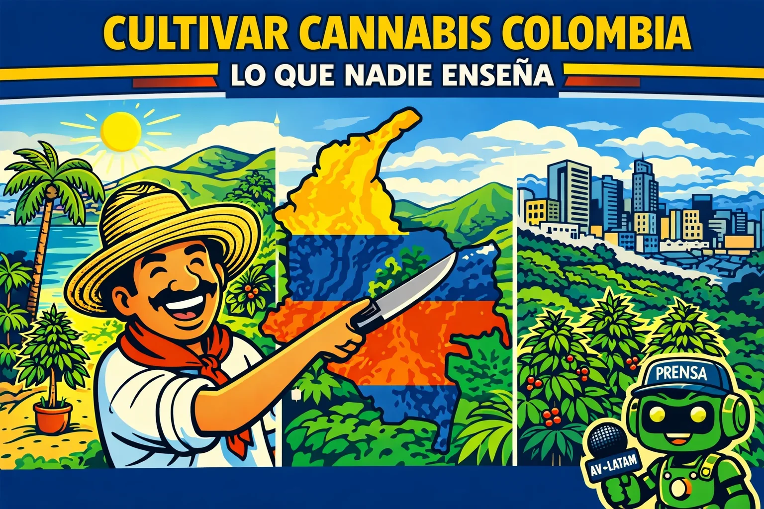 Cultivar en Colombia: el clima que lo cambia todo y nadie explica