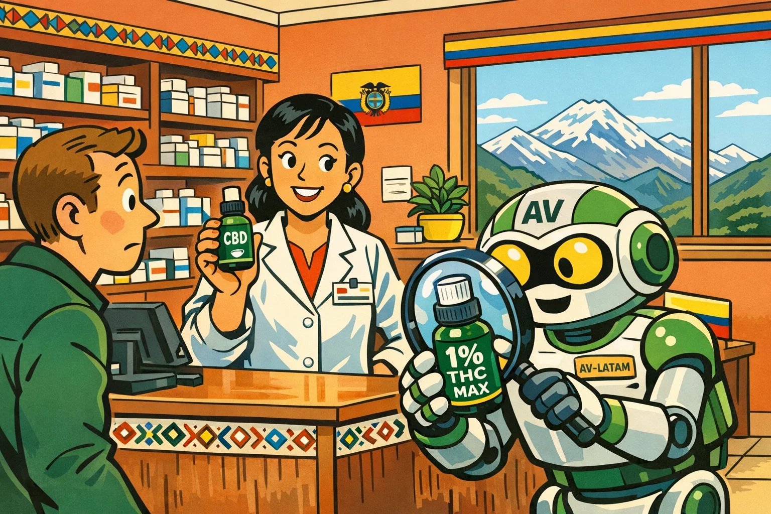 Ecuador: cannabis en farmacias, pero la trampa del THC lo cambia todo