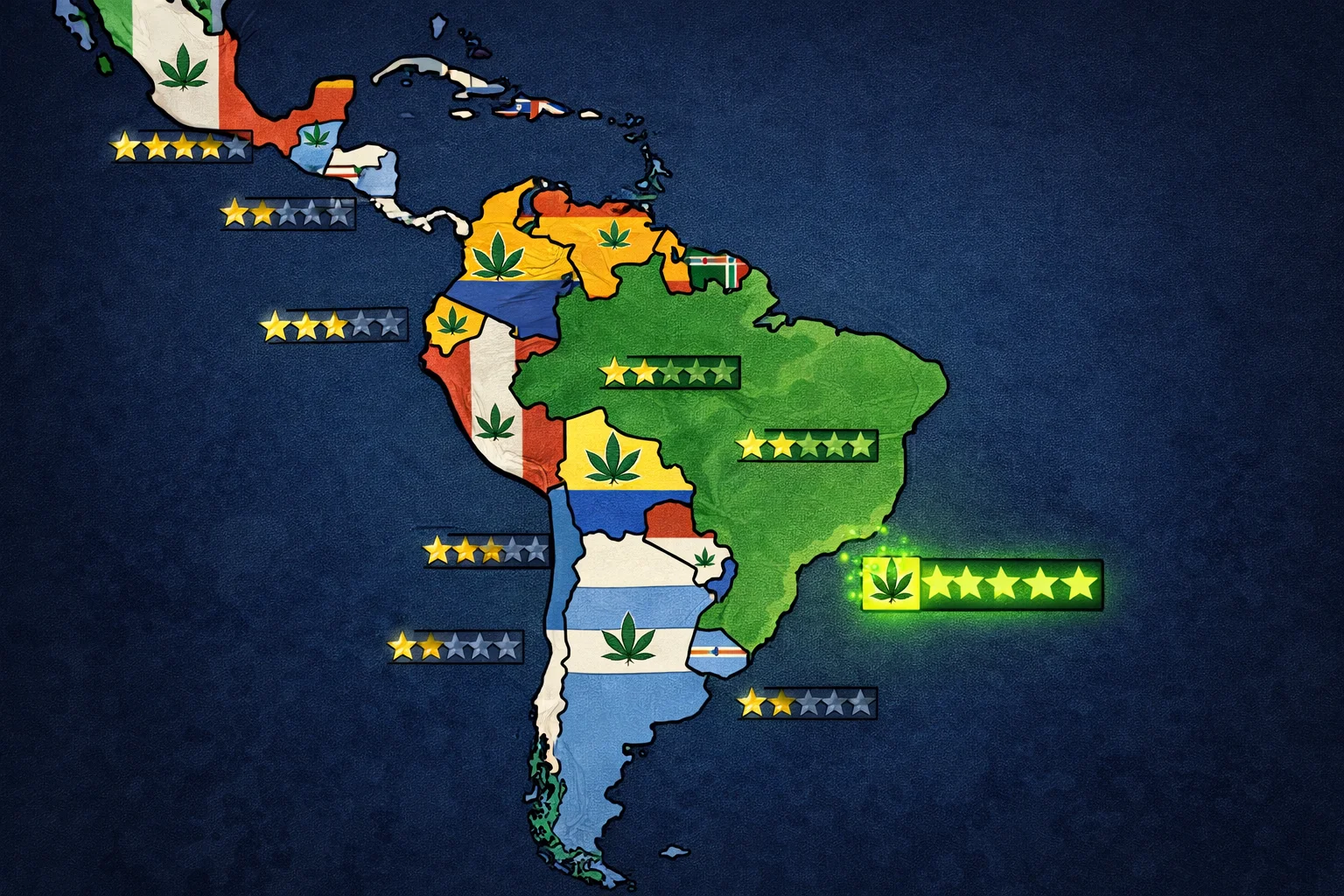 ¿En qué país de LATAM puedes fumar cannabis más fácil?