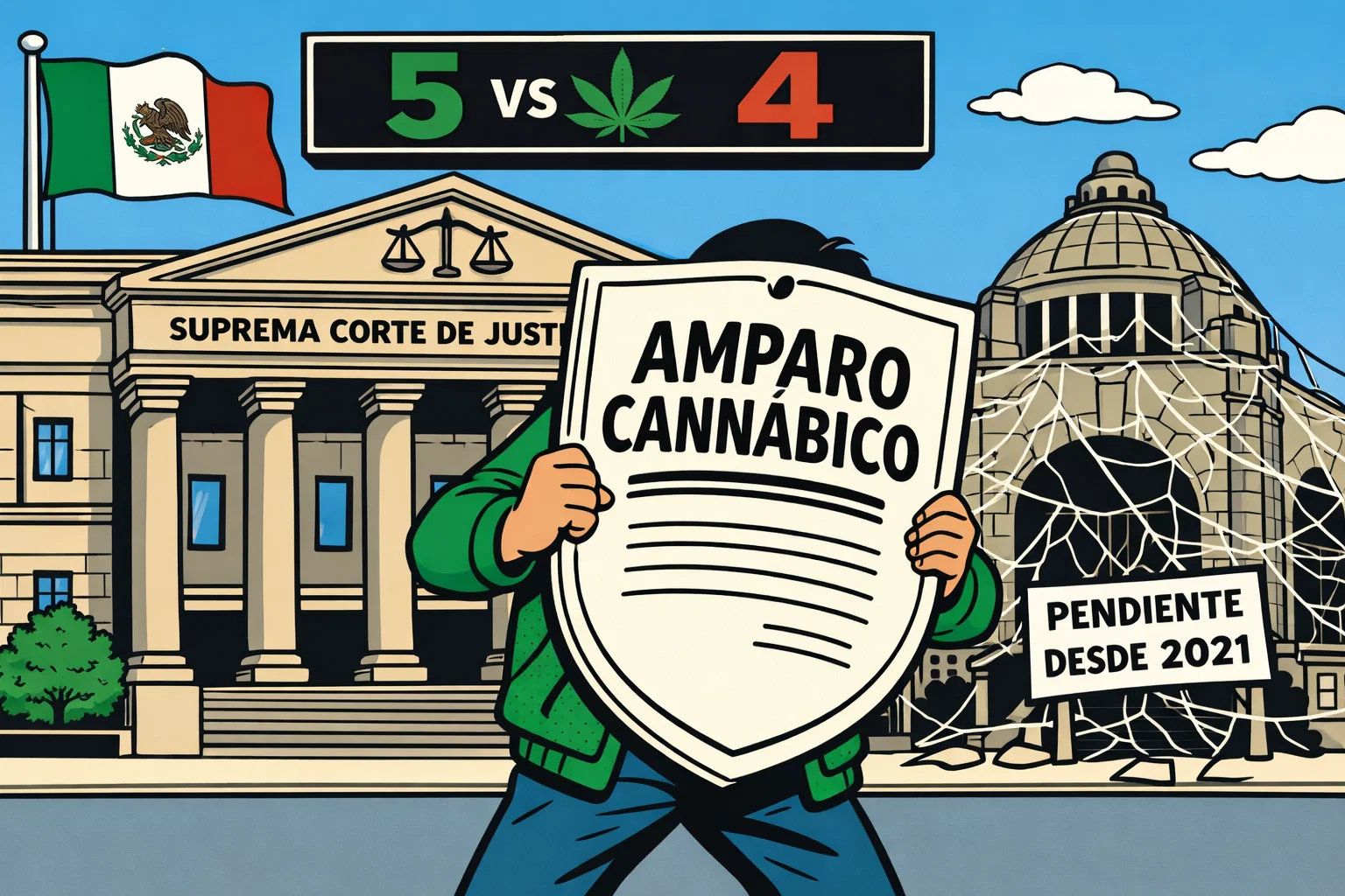 México no tiene ley de cannabis — pero tienes este recurso legal