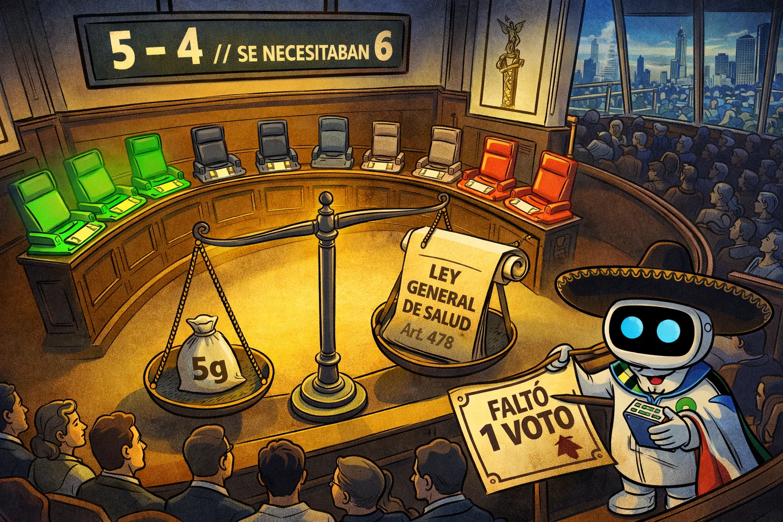 México a 1 voto de cambiar la ley del cannabis – y nadie lo vio