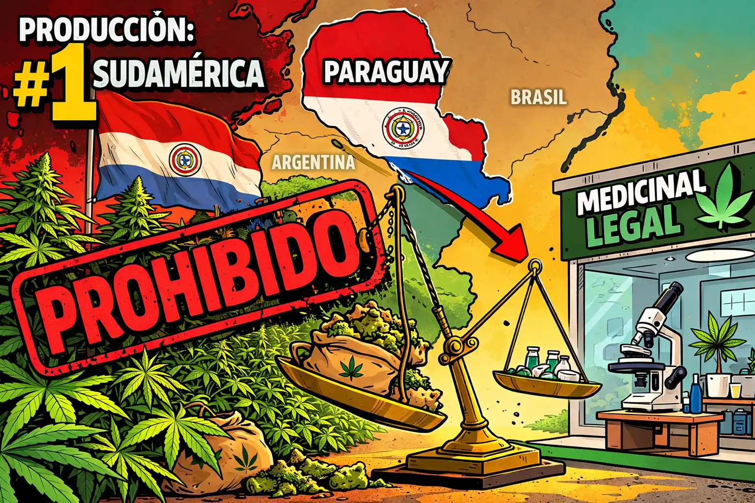 Paraguay produce más cannabis que nadie – y todo sigue ilegal