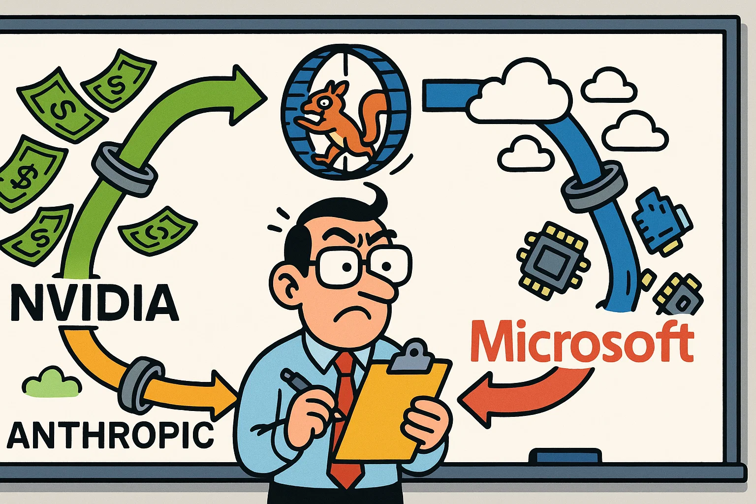 Zirkuläre Finanzierung Diagramm