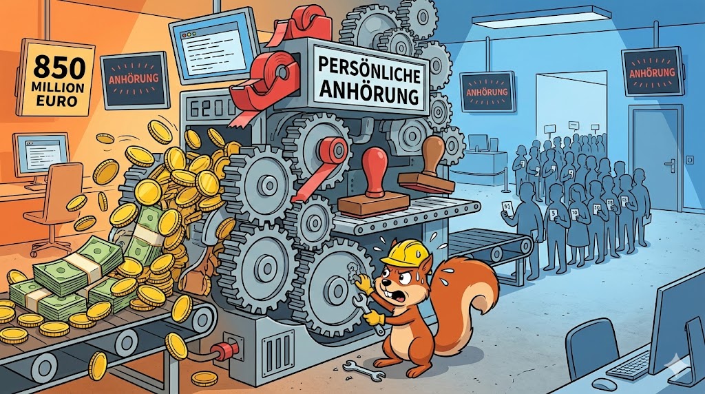 Bürokratie und Einsparungen im Konflikt