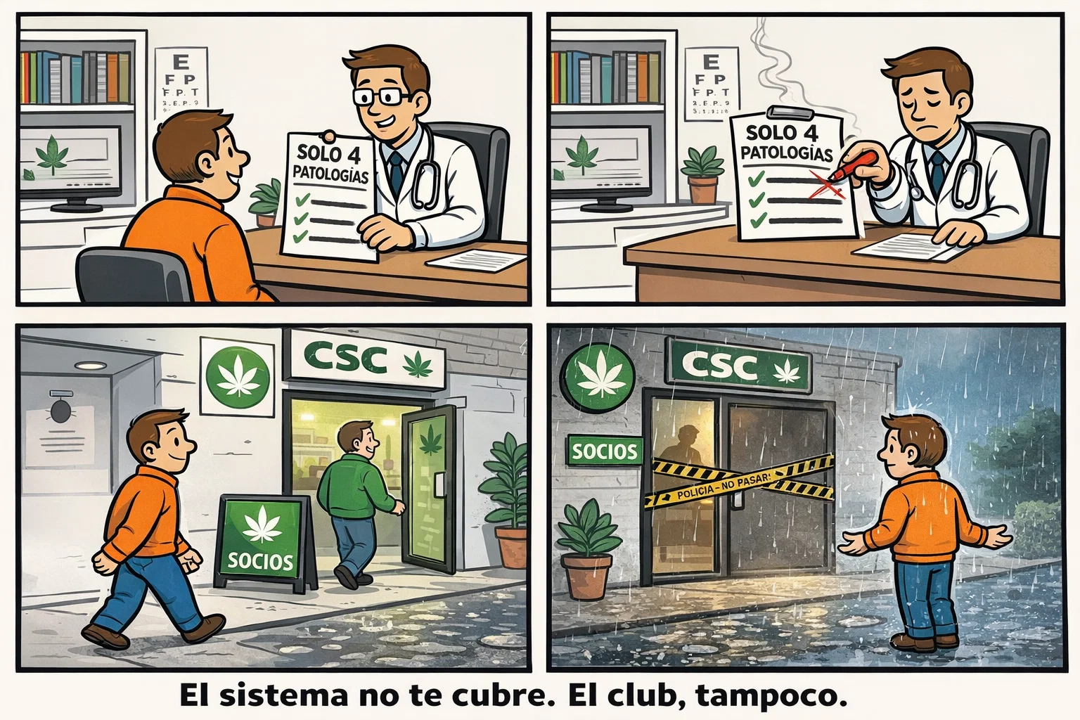 Cannabis medicinal en España: 32 mg al día y solo en hospital - Ilustración