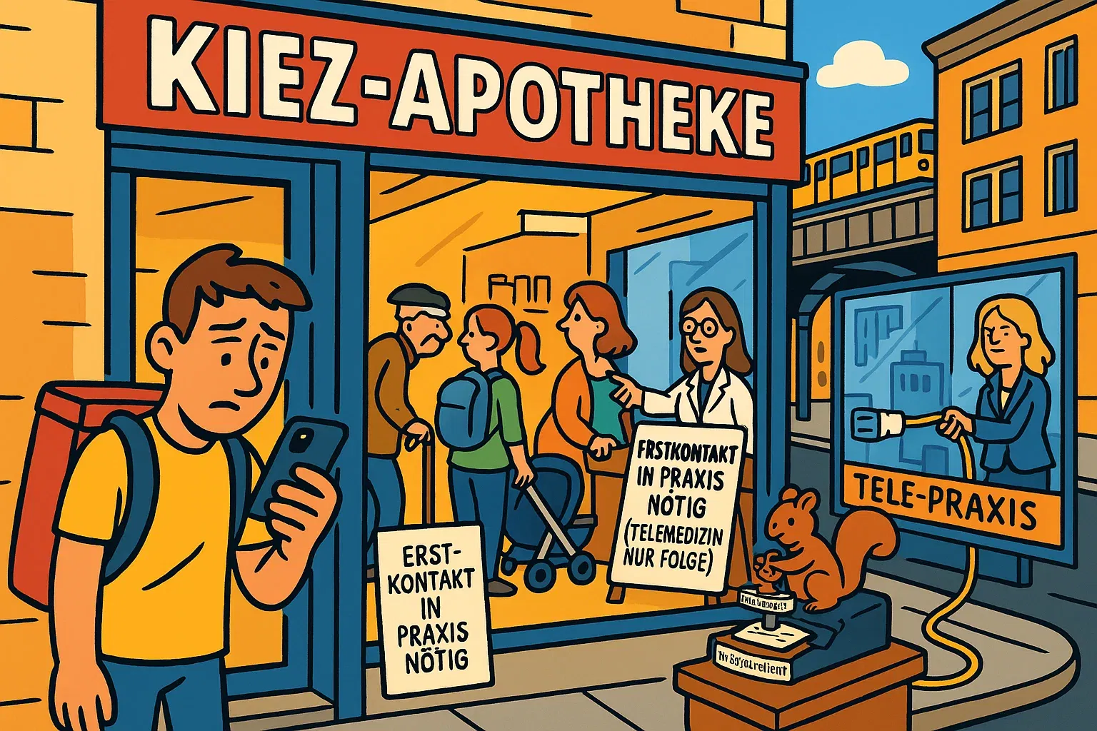 Symbolbild Telemedizin-Verbot: Durchgestrichenes Smartphone mit Cannabis-Blatt