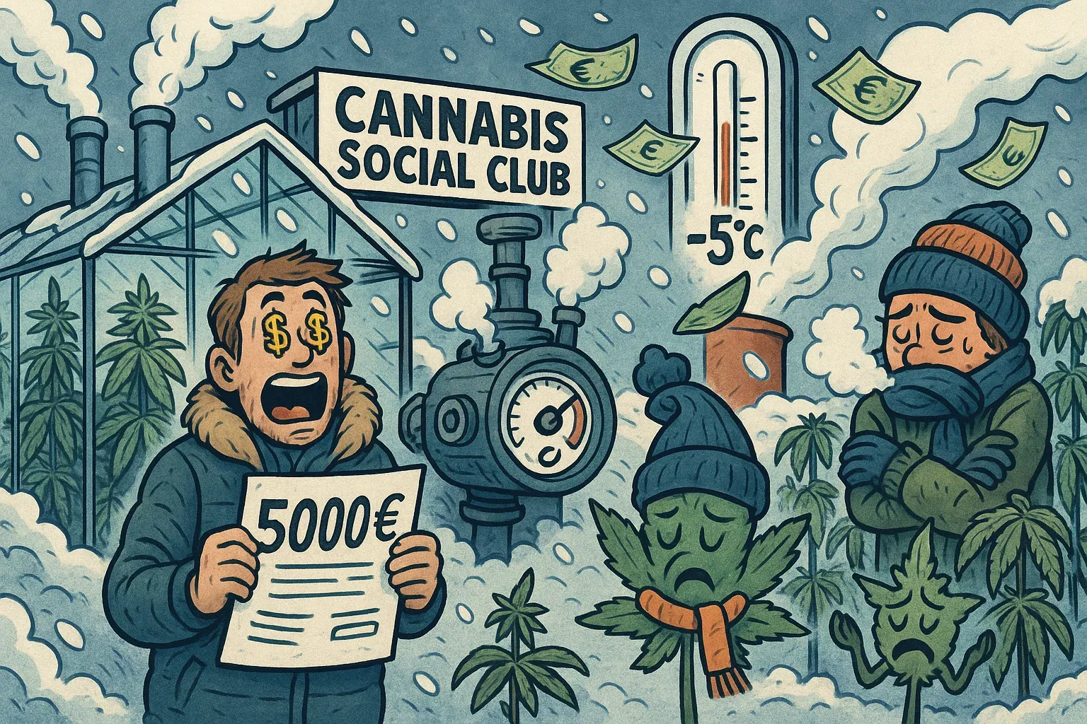Winter-Schock: Heizkosten gefährden Cannabis-Clubs