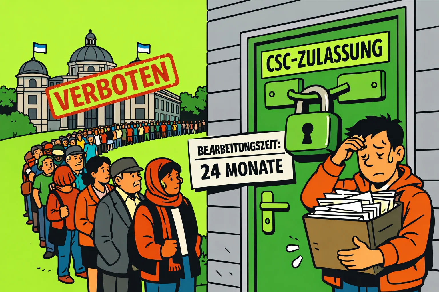 Vorsicht: Dein CSC-Antrag wartet 2 Jahre – hier ist warum