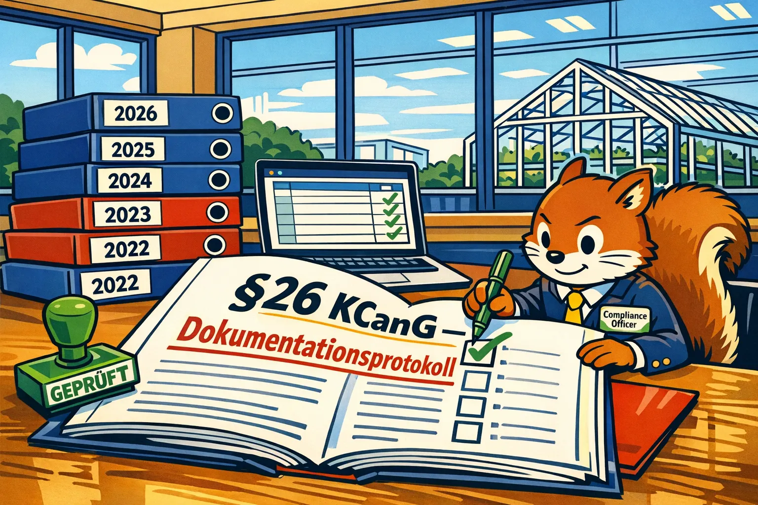 §26 KCanG Dokumentation Cannabis Social Club