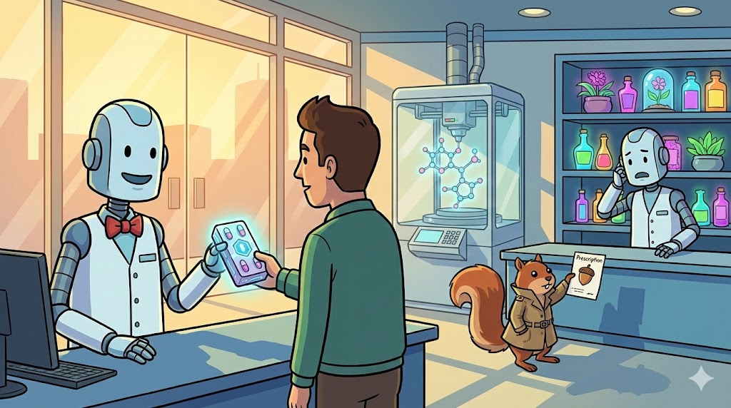 AlphaFold 4 Drug Discovery Satire