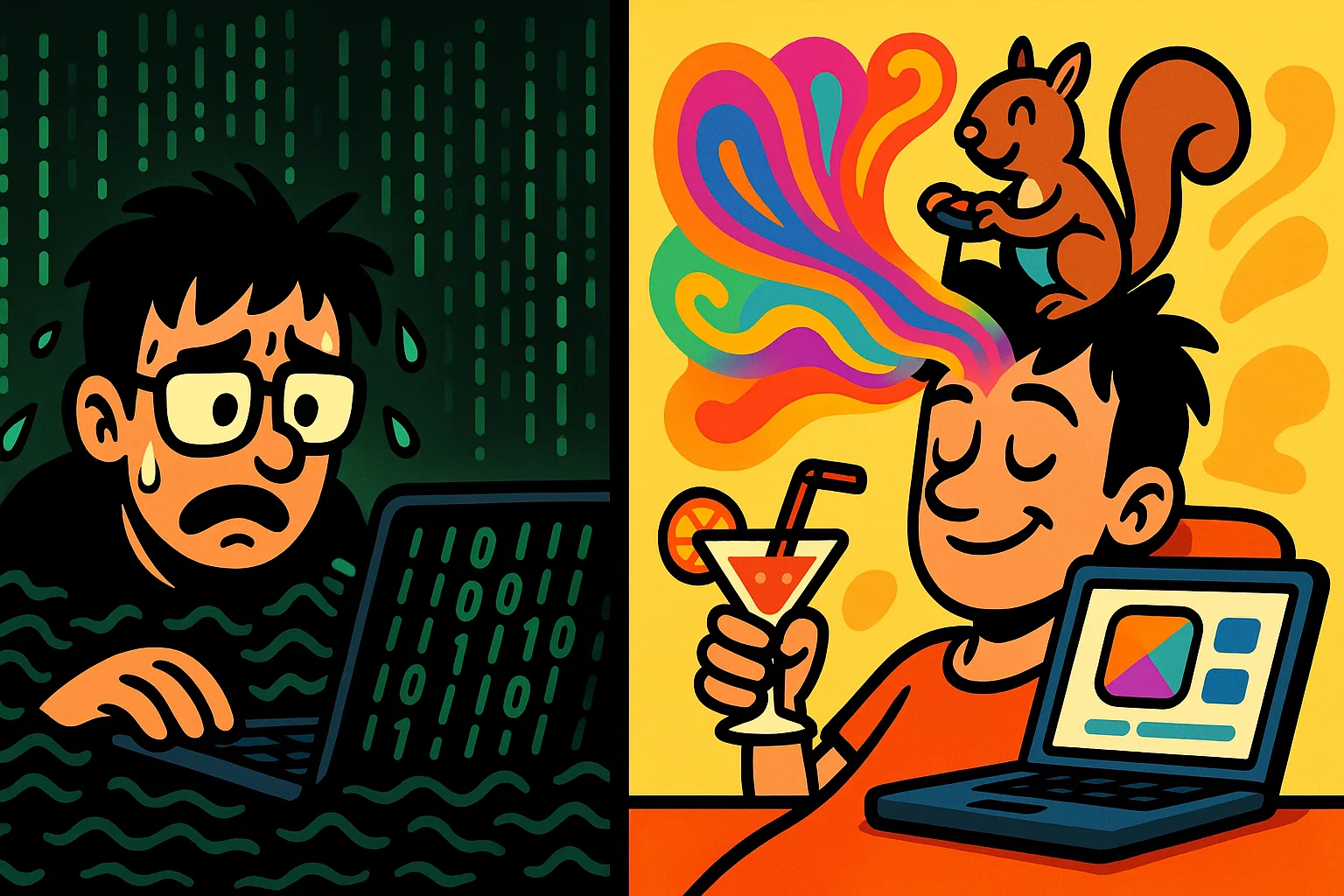 Vibe Coding Konzept Visualisierung