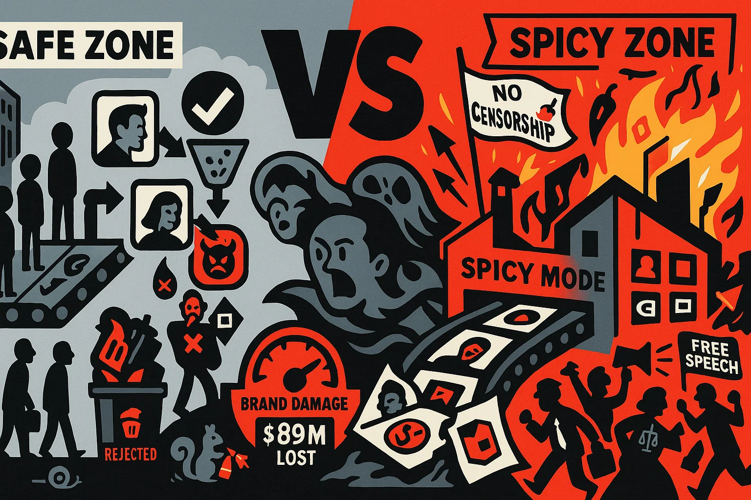 Grok Imagine Spicy Mode Interface