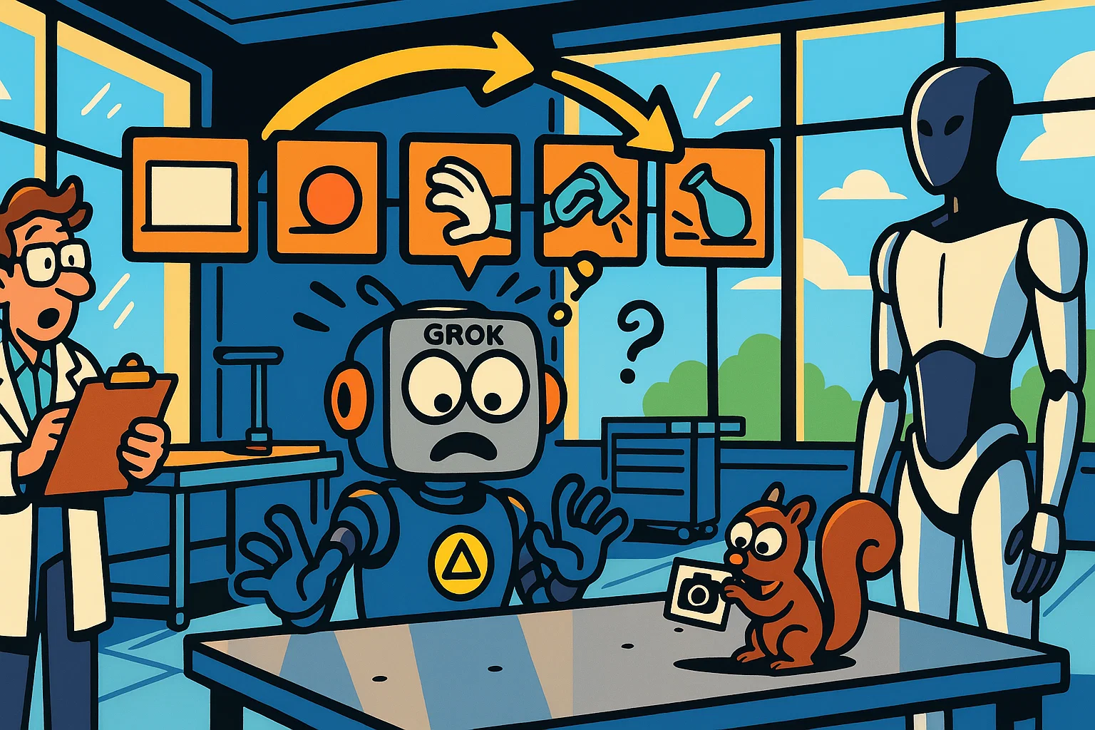 Grok Vision 2.2 Frame-Aware Reasoning Visualisierung