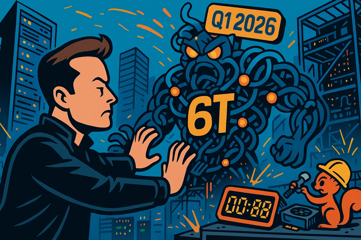 Elon Musk xAI Grok 5 Supercomputer