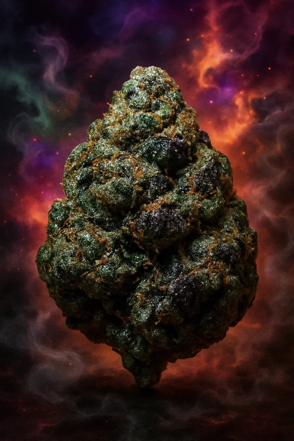 Dichte, extrem harzige Blüten des Han Solo Burger Strains