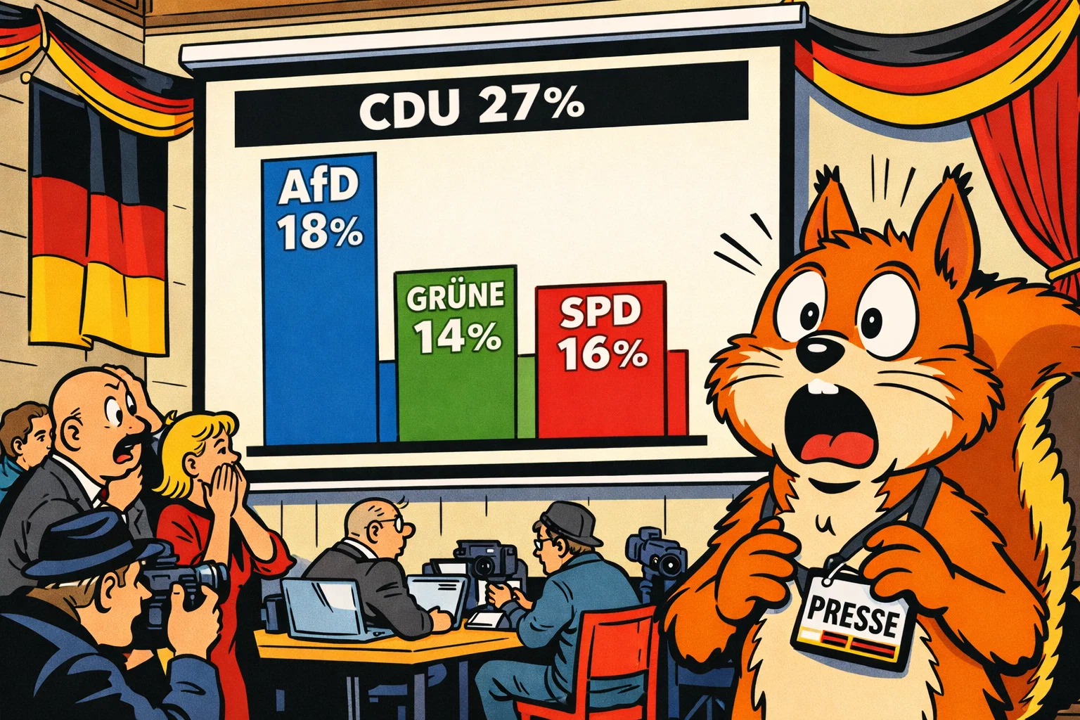 Schockwahl in Hessen: AfD springt auf 18 Prozent