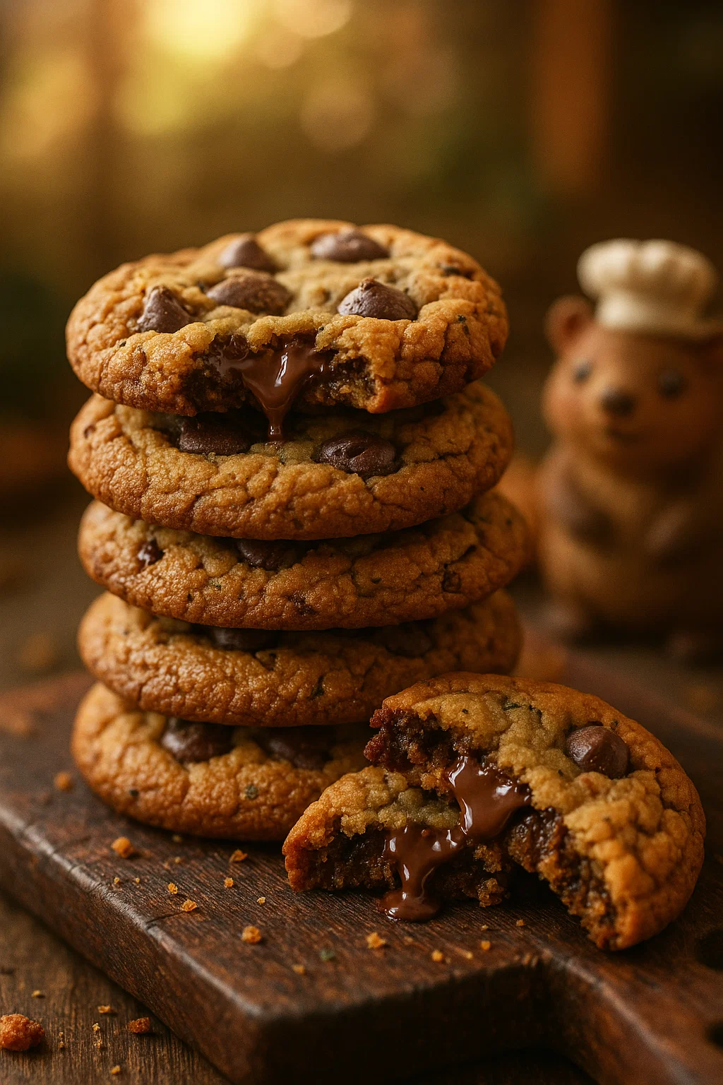 Hyrax's Kosmische Cookies - Chocolate Chip Cookies mit infundierter Kräuterbutter