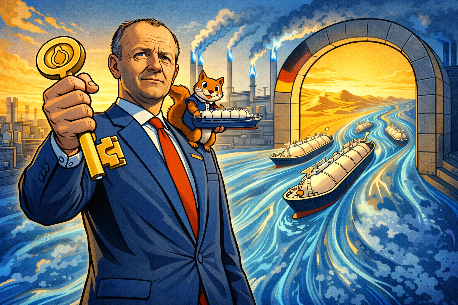 Merz auf Energiemission: Kanzler will LNG-Partnerschaft mit Katar stärken und Abhängigkeiten reduzieren