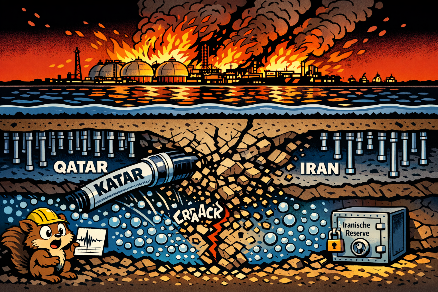 Iran griff Katars Gasvorteil an – mit Raketen