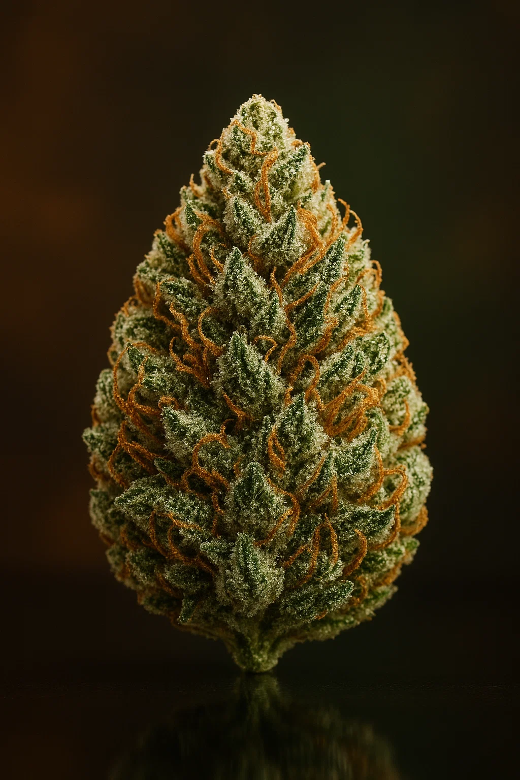 Harzüberzogene, hellgrüne Blüten des Jack Herer Strains