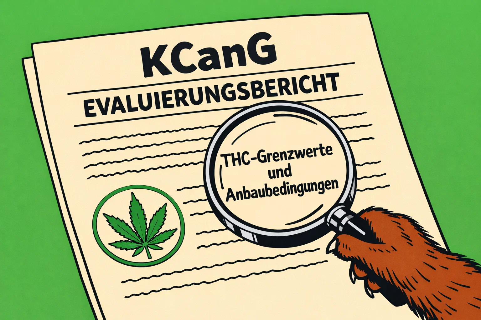 KCanG-Jahresbericht kommt April: Was jetzt auf dem Spiel steht - Illustration