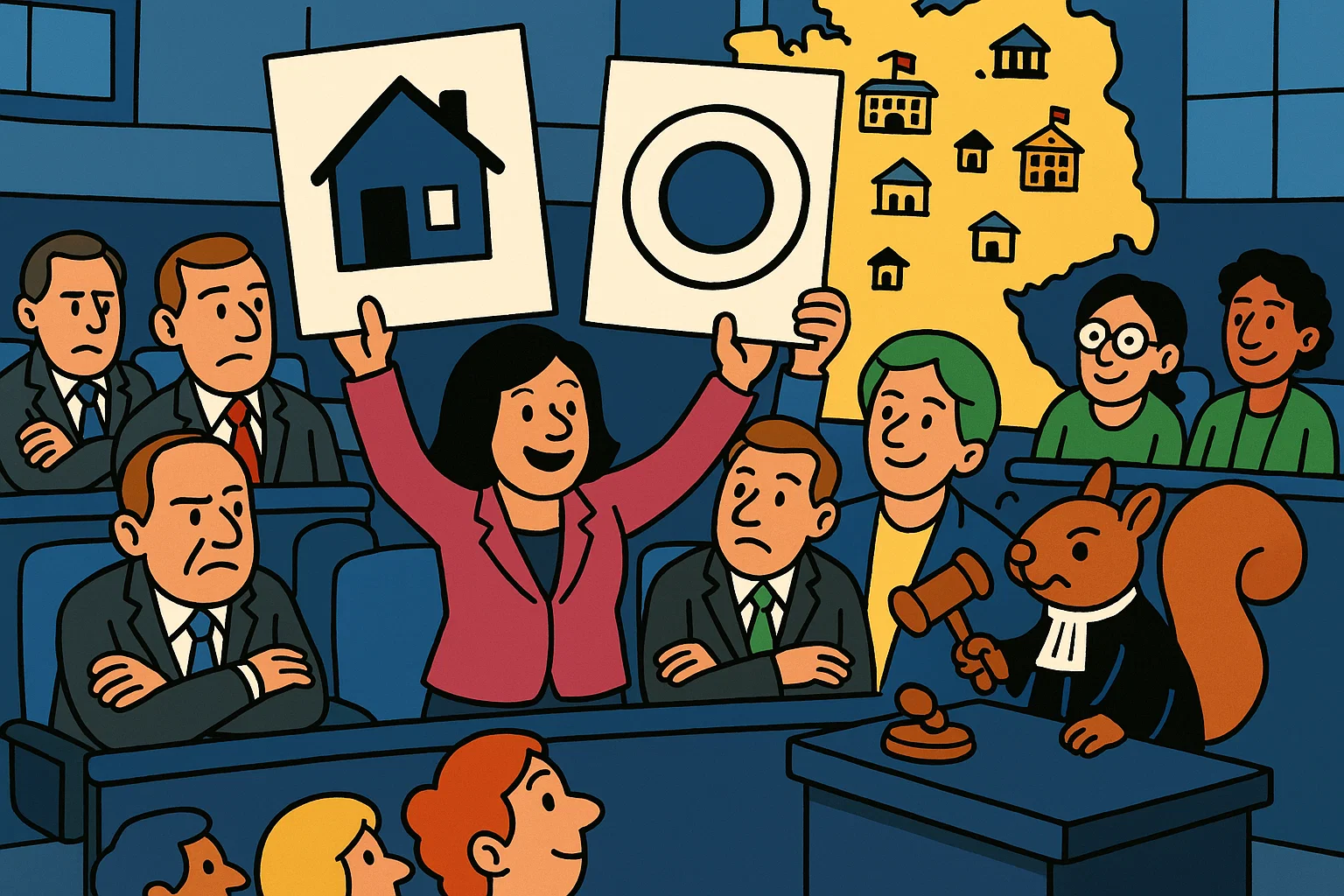 Grafik: Soziale Maßnahmen – kostenloses Schulessen, Lebensmittel-Label, Wegwerfverbot