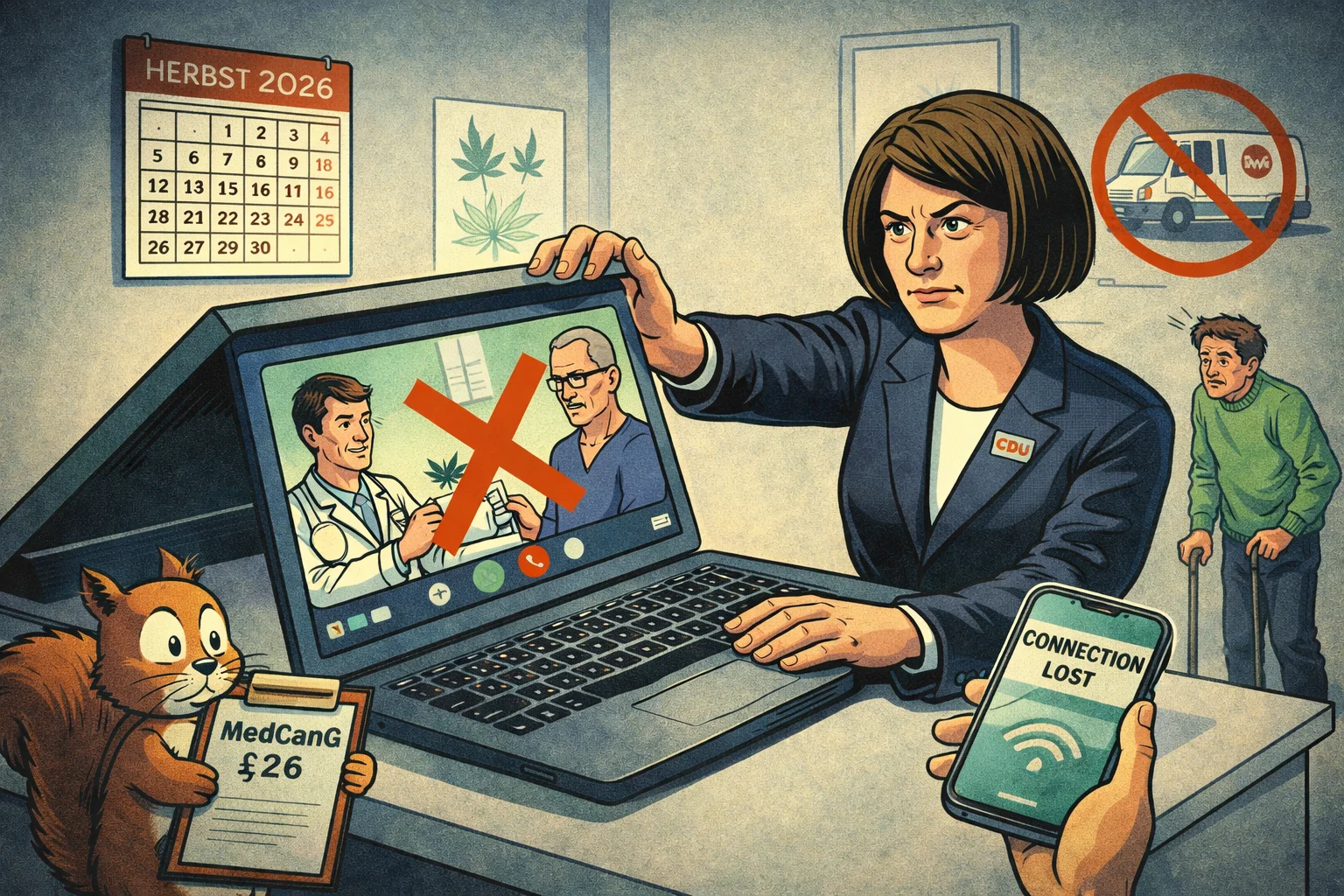 MedCanG 2026: Cannabis-Telemedizin wird verboten