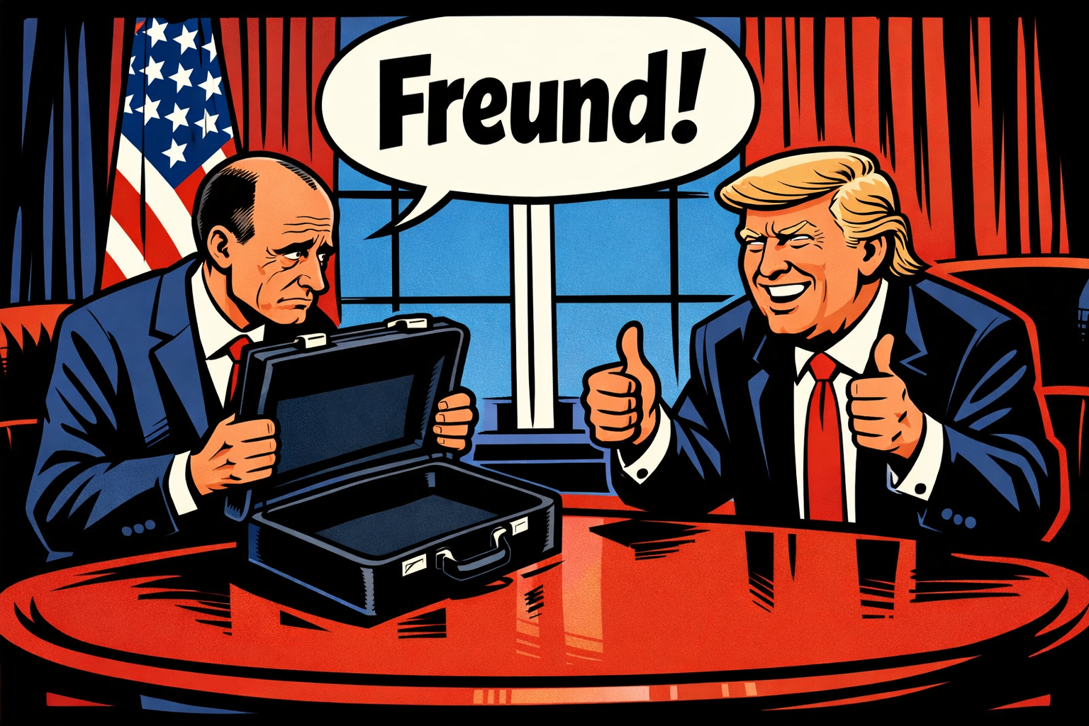 Merz bei Trump: 40 Minuten Oval Office, null Ergebnisse