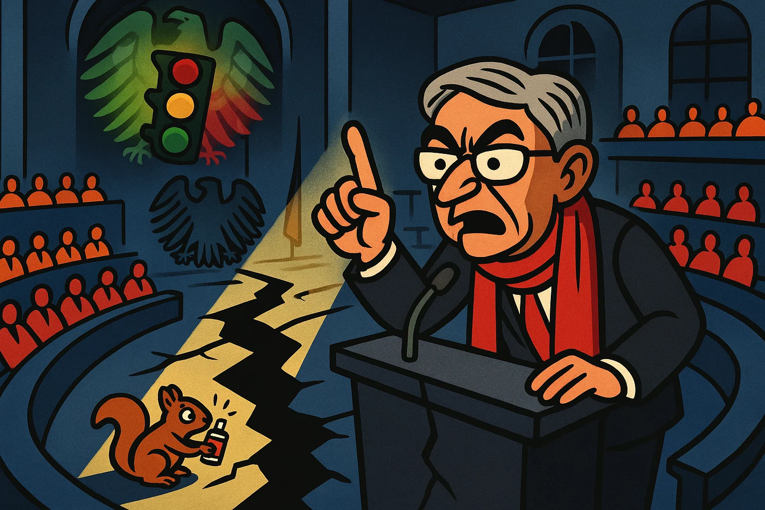 Rolf Mützenich, SPD-Fraktionschef, bei einer Pressekonferenz