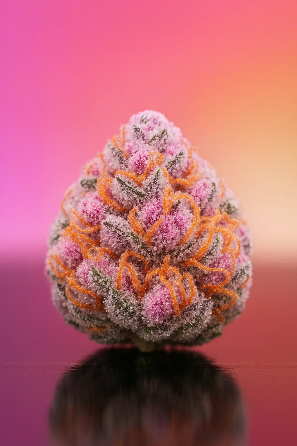 Pink Runtz Cannabis Strain - Dichte, pink-lila Knospen mit extremem Harzbesatz. - Cannabis Strain Information - Cannabis Strain Information
