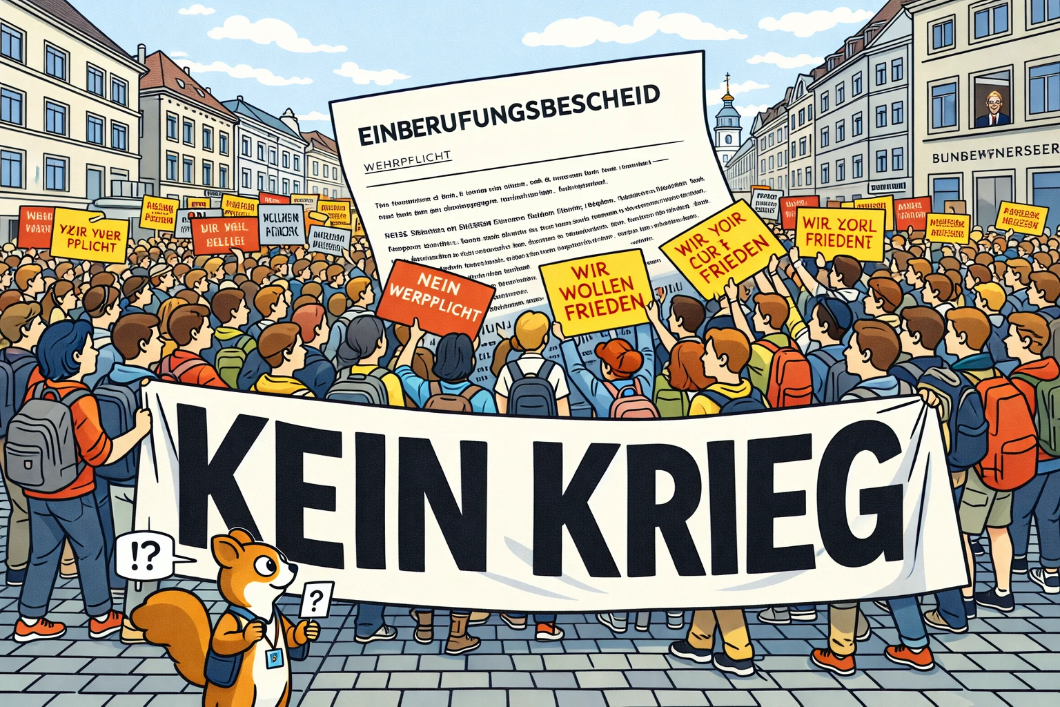 Schulstreik gegen Wehrpflicht: Sie wollen nicht in den Krieg