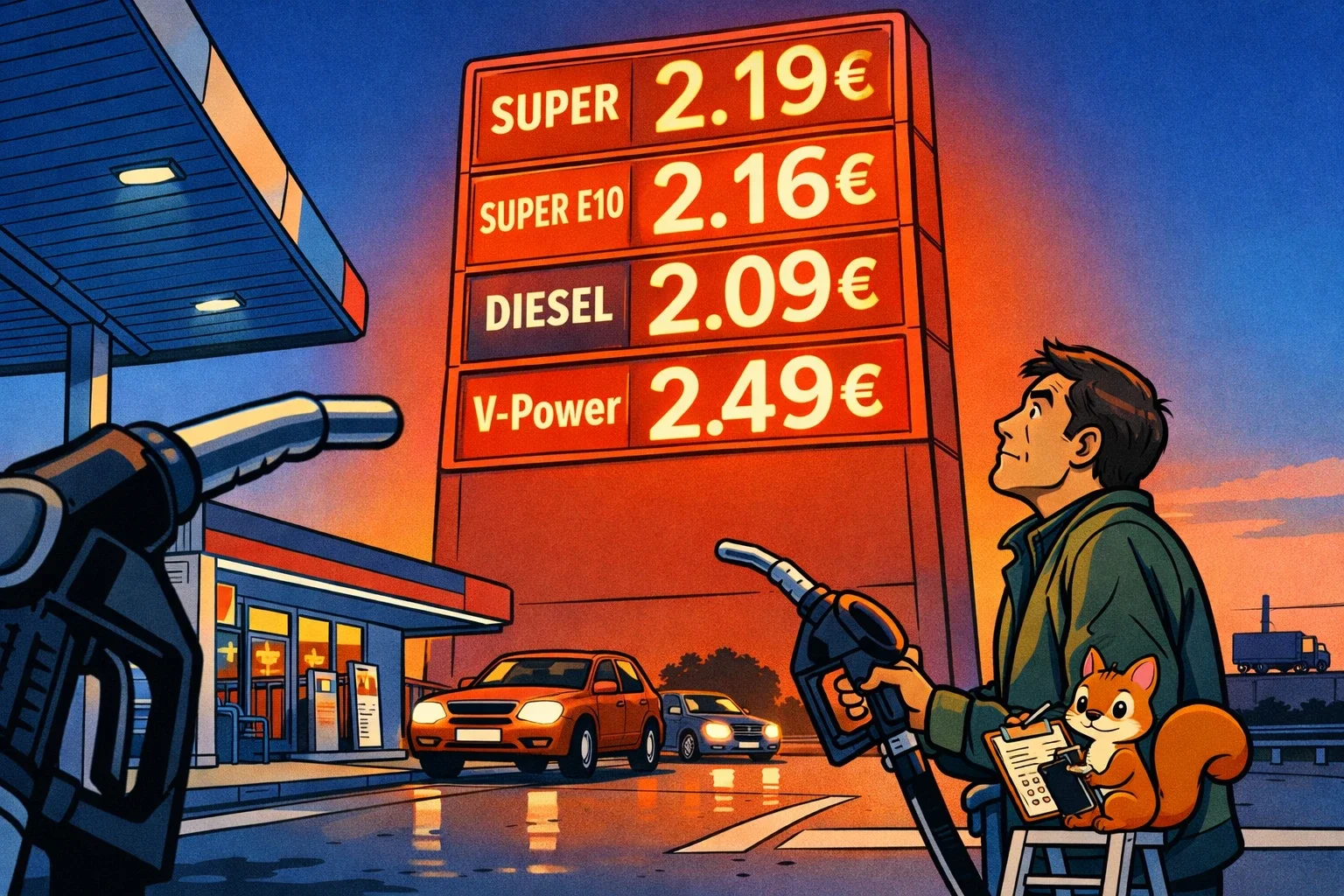 Achtung an der Zapfsäule: Preise dürfen nur 1x steigen