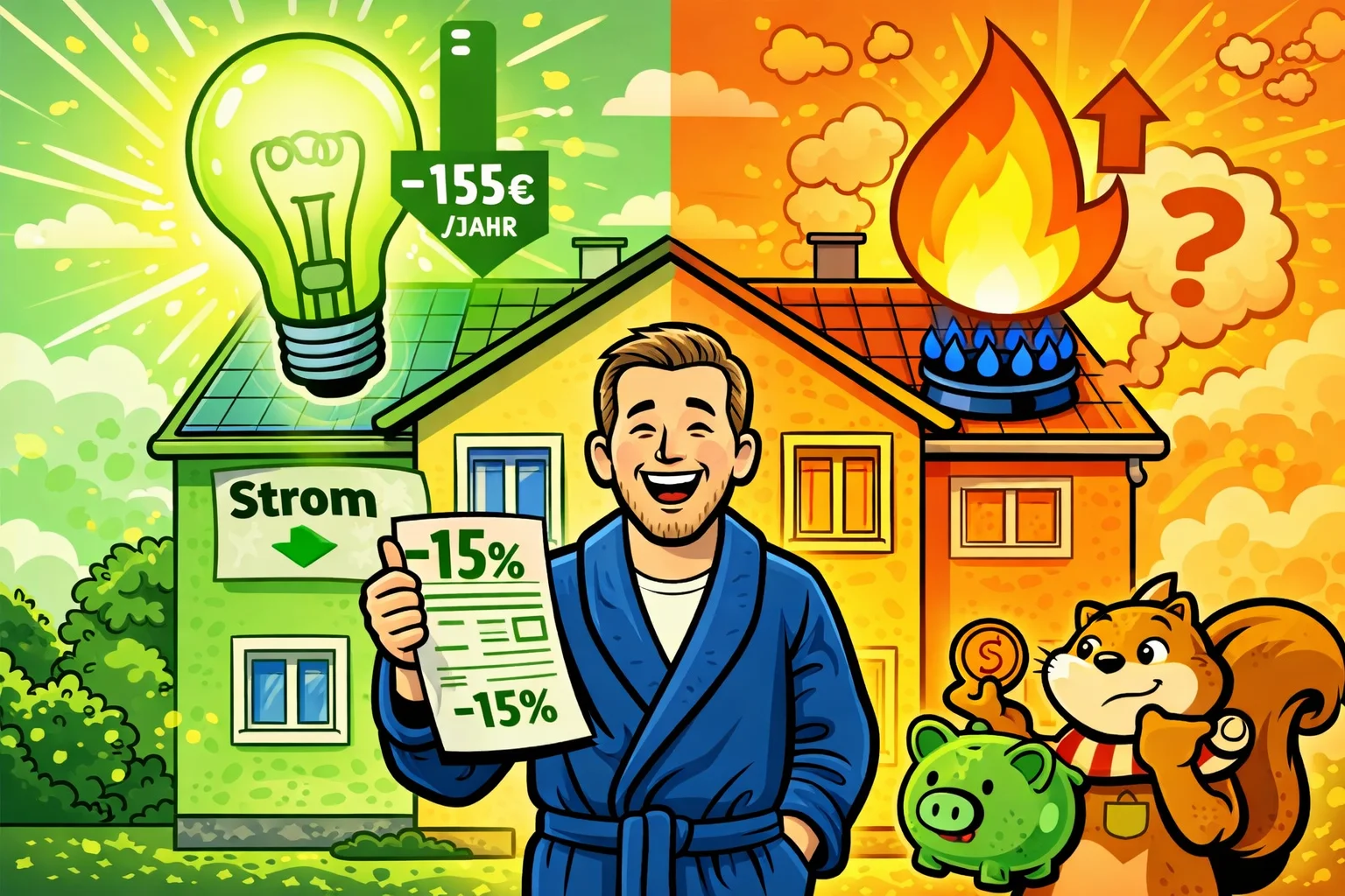 Gute Nachricht: Strom wird billiger – Gas aber nicht