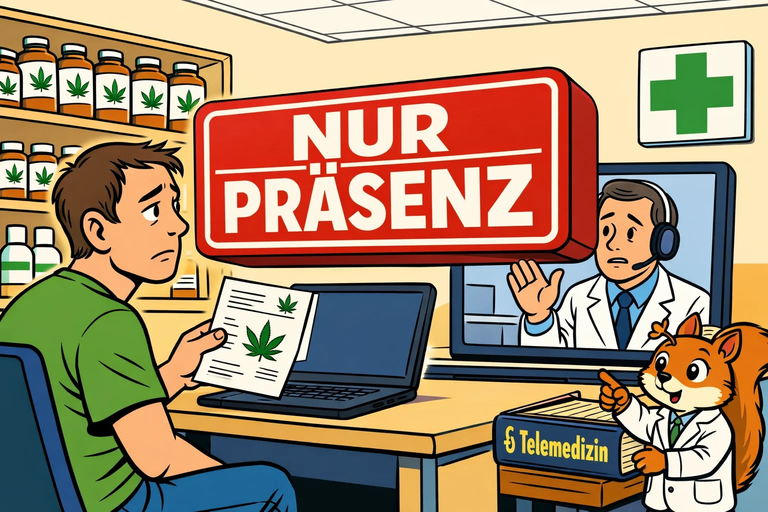 Achtung: Cannabis-Rezept per Video wird verboten