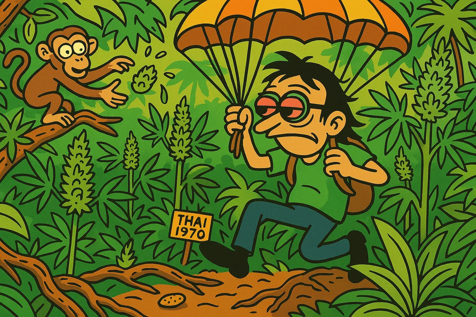 Comic 1: Landung im thailändischen Dschungel