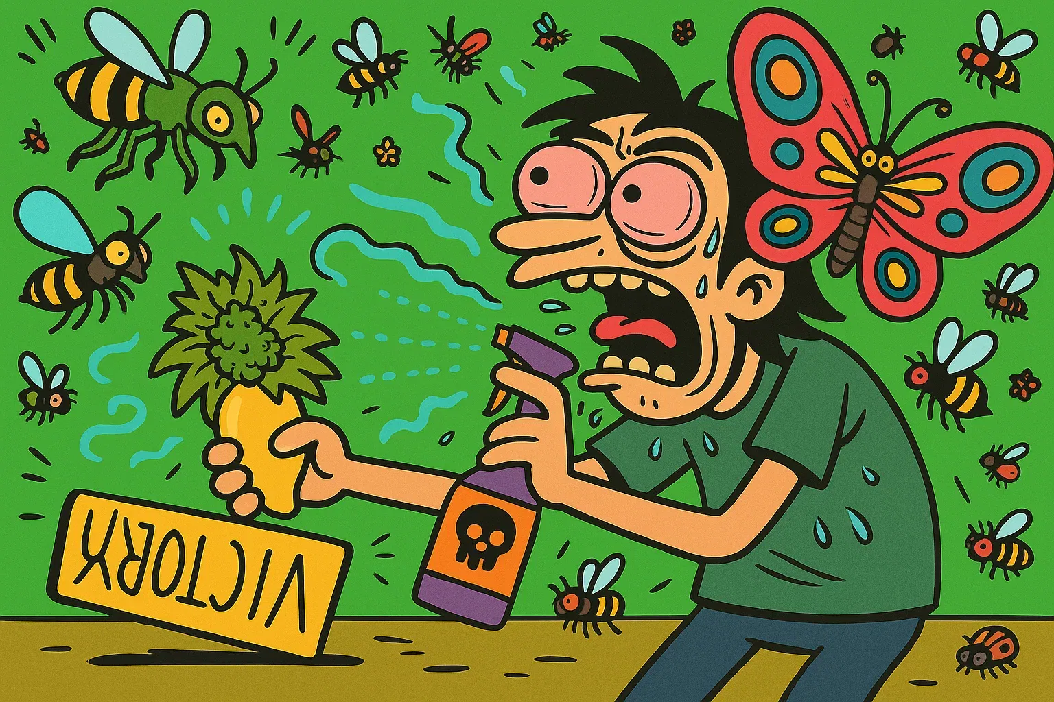 Comic 4: Tropischer Duft lockt Insekten an