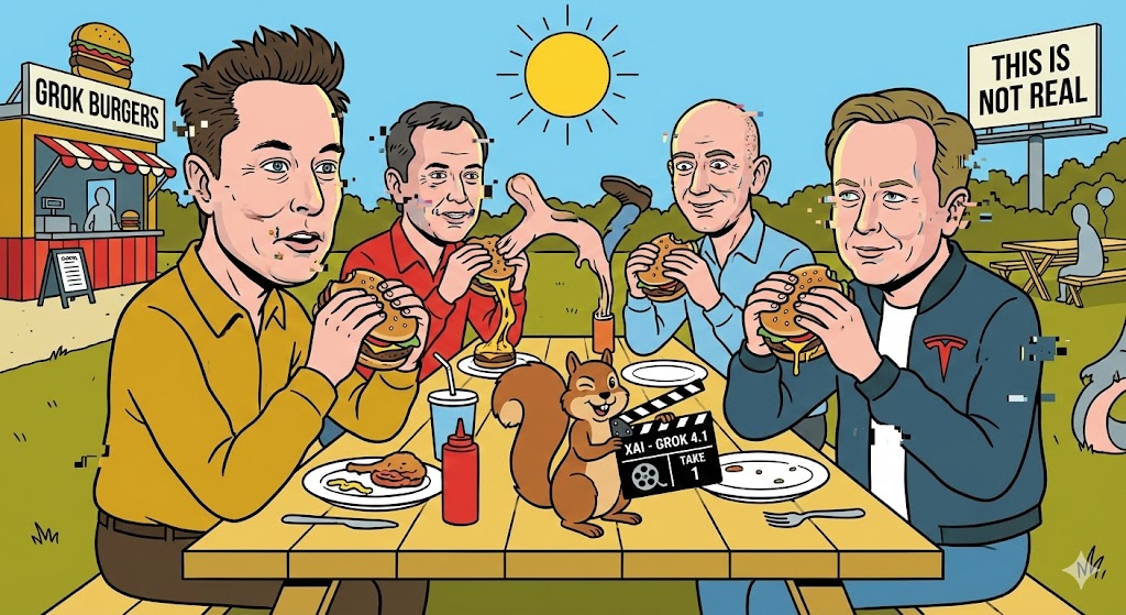 Grok 4.1 Hyper Realism Cover